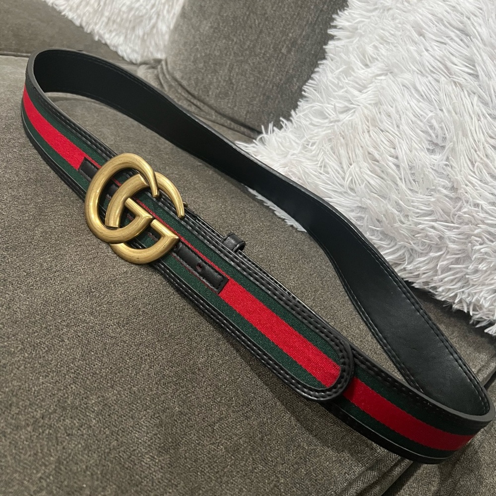 Gucci leather belt